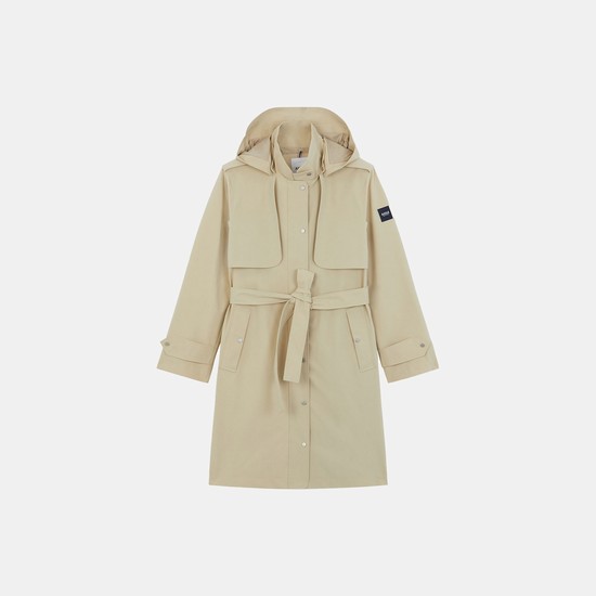 Aigle This Season's Must-have Waterproof Trench Coats Women Beige ZA-60827